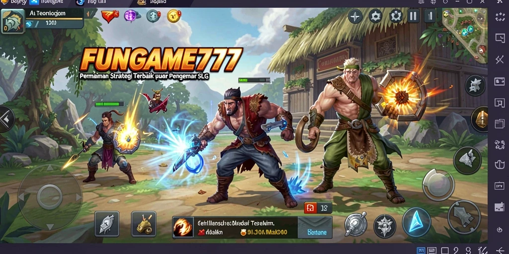 Tampilan menarik dari gameplay FUNGAME777 dengan aksi SLG yang mendebarkan.