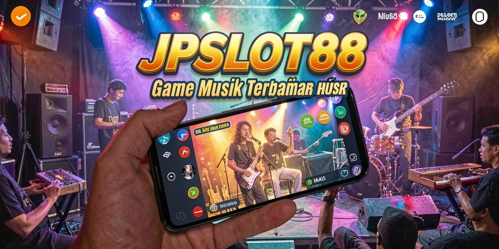 Tampilan gameplay JPSLOT88 dengan fitur musik yang menarik.