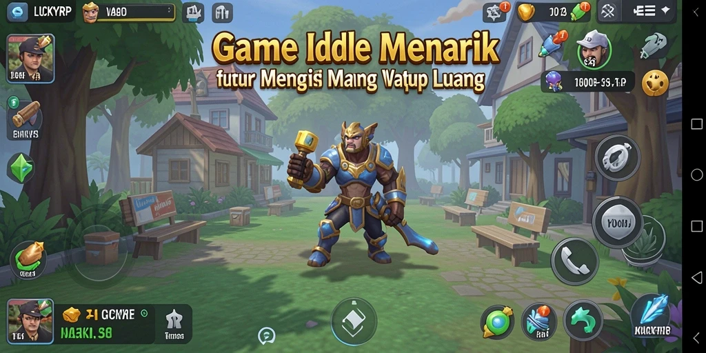 Tampilan gameplay LUCKYRP yang menawan dan menarik.