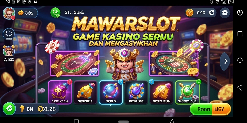 Tangkapan layar gameplay MAWARSLOT yang seru dan mendebarkan.