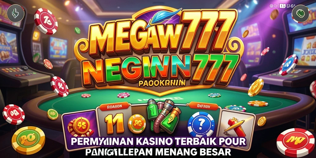 Tampilan menarik dari gameplay Kasino MEGAWIN777 yang seru.