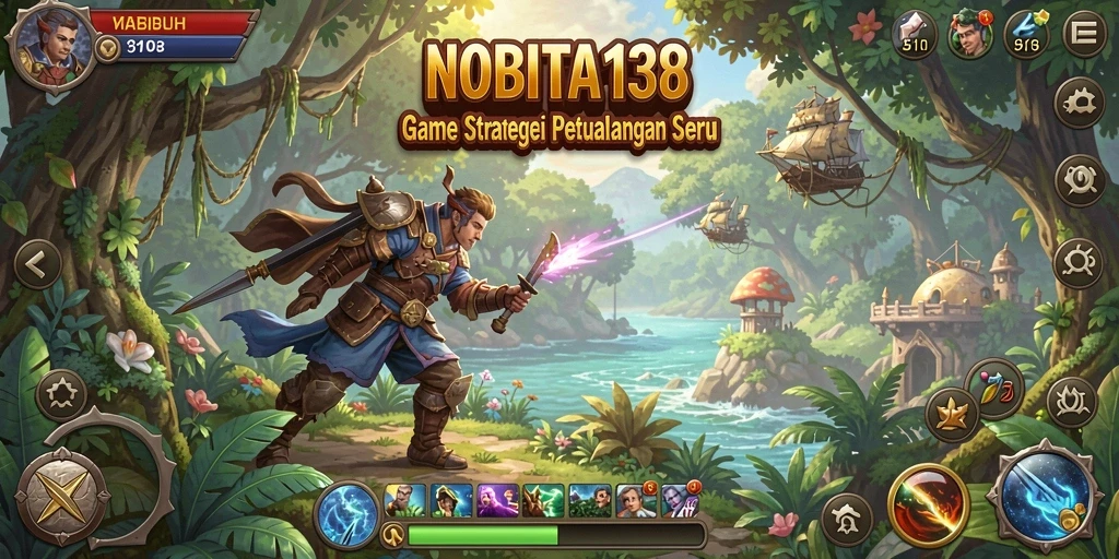 Tampilan gameplay seru di NOBITA138 dengan strategi mendalam.