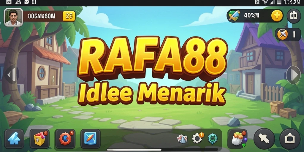 Tangkapan layar utama RAFA88 menampilkan gameplay Idle yang seru dan menghibur.