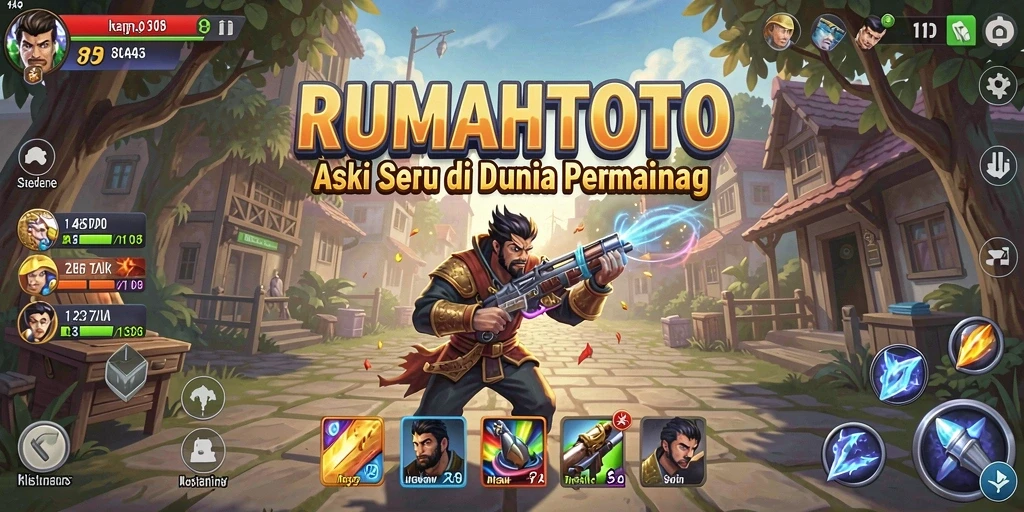 Screenshot RUMAHTOTO menampilkan gameplay action yang mendebarkan.
